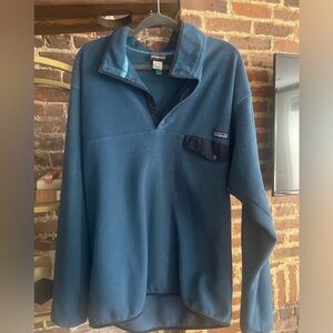 Vintage Patagonia Synchilla Men's Blue Fleece - XL